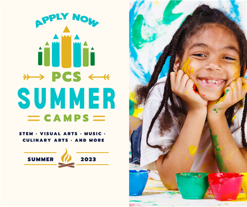 Apply Now! Summer Camps - STEM, visual arts, movie making, music, theater, sports medicine and culinary arts